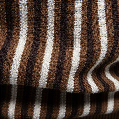 Summer Men's Polo Shirts 2026 Stripe Design Ice Silk Short Sleeve Cool Touch Breathable Casual Outdoor Polo Shirt for Men