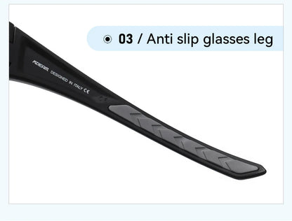 Outdoor Sports Polarized Sunglasses Men's Fishing TR90 Frame UV Protection Lens Shield Sun Glasses Women Eyewear with Box