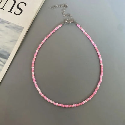 Choker Chain Fashion  Charm Collar Colorful Handmade Colar Collar Necklace Jewelry Femme