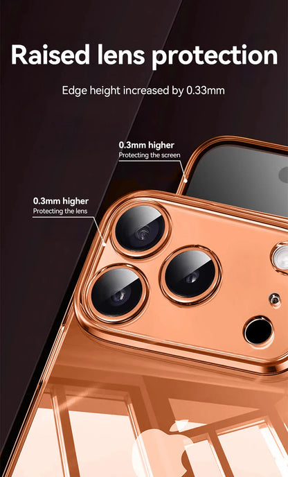 Clear Case For iPhone 17 Pro Max Anti-drop Transparent Cover Non-yellowing Shockproof Ultra Slim Cover Screen Protection