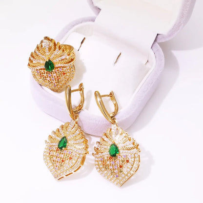 4Pcs/Set Cubic Zirconia Bridal Jewelry Set Dubai Nigeria Wedding Gift White Crystal Zircon Women Sets 2025 Trendy New