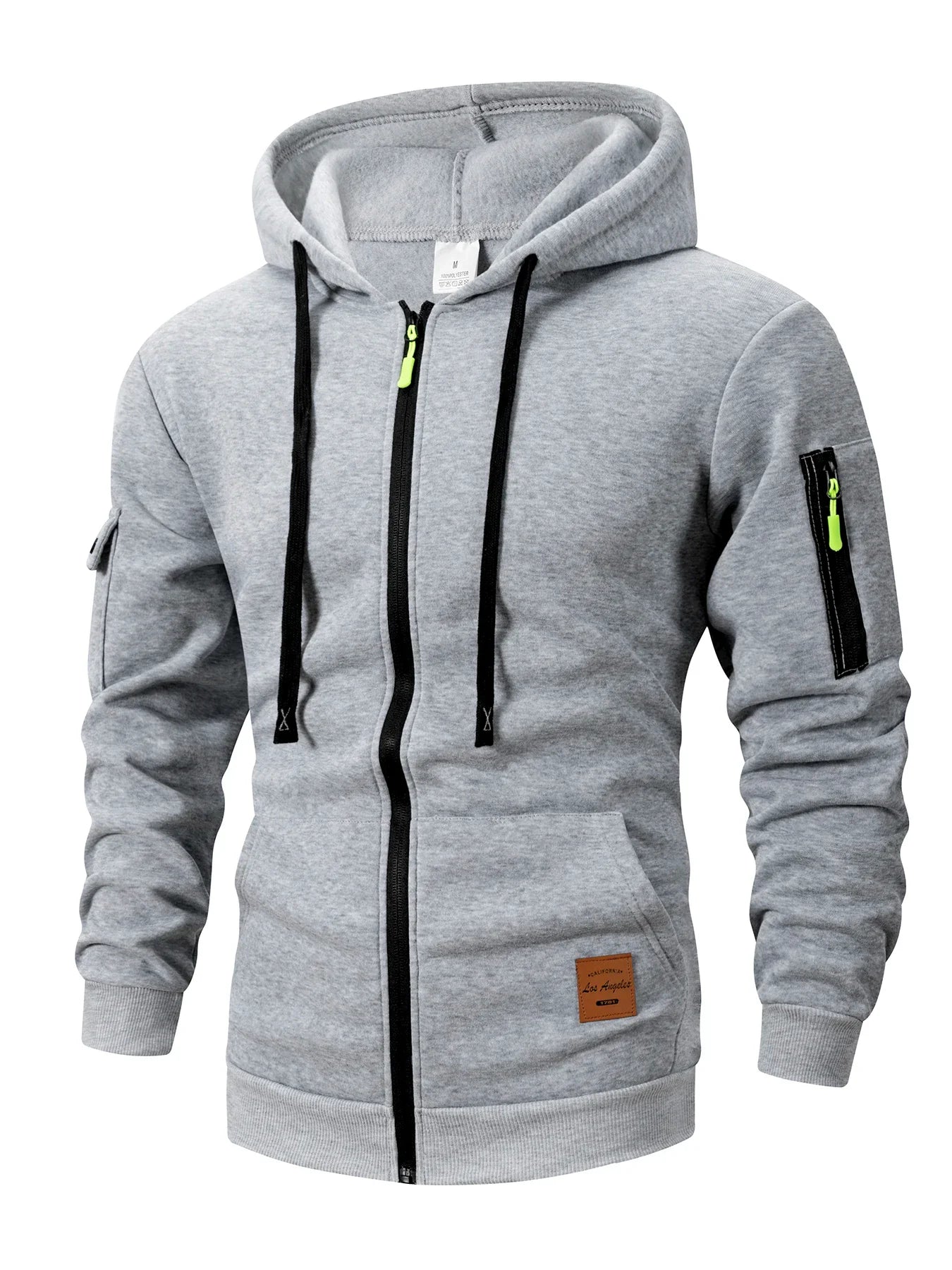 2025 New Autumn Men Sweatshirts Long Sleeve Jacket Hoodie Zipper Closure Jacket Male Hoodies Sweatshirt Slim Fit Male Clothing