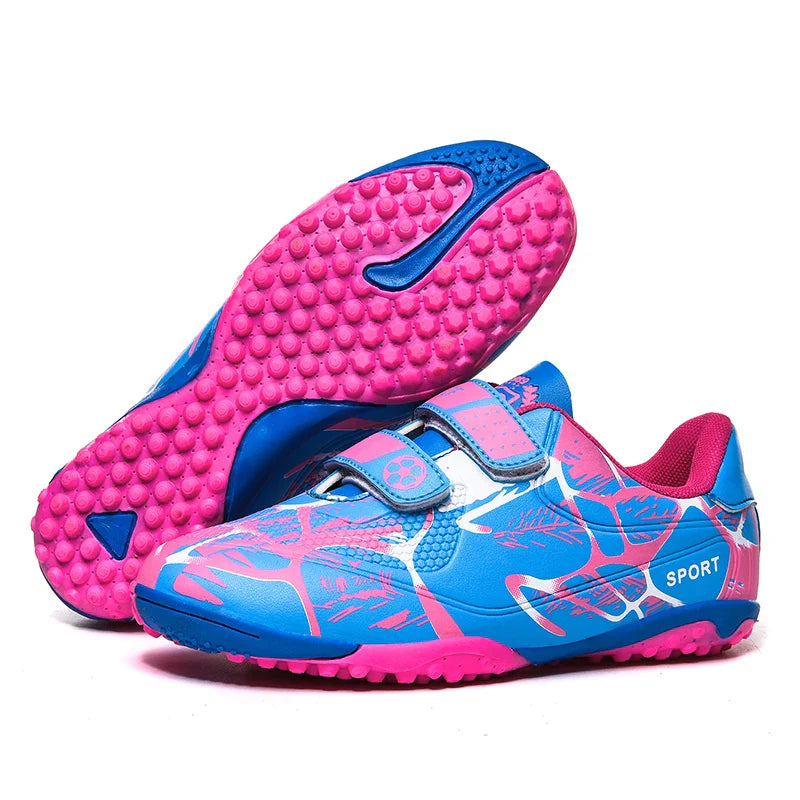 Kids Soccer Shoes Society TF/FG School Football Boots Cleats Grass Sneakers Boy Girl Outdoor Athletic Training Sports Footwear
