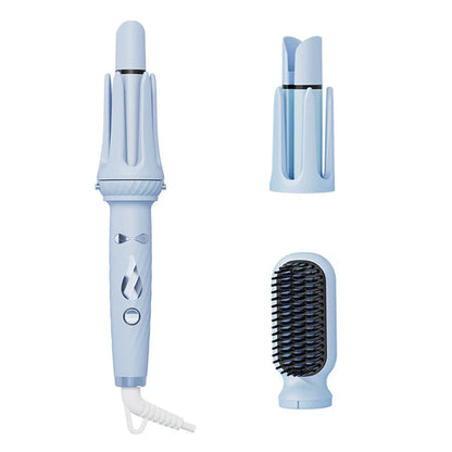 3 IN 1 Negative Ions 28mm & 32mm Roll Automatic Hair Curler Heating Straight Hair Comb Electric Ceramic Curling Iron Hair Stick