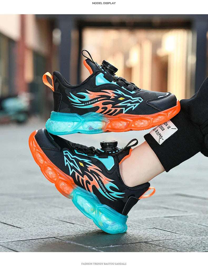 Kids Shoes Boy Casual Sneakers Platform Comfortable Children School Sports Tenis Boy Shoes Children's Basketball Shoes