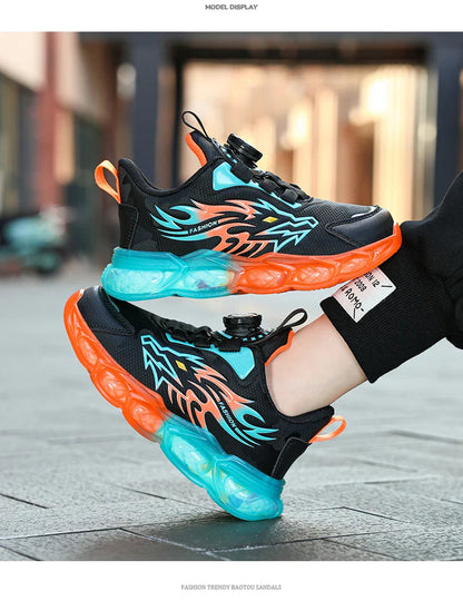 Kids Shoes Boy Casual Sneakers Platform Comfortable Children School Sports Tenis Boy Shoes Children's Basketball Shoes