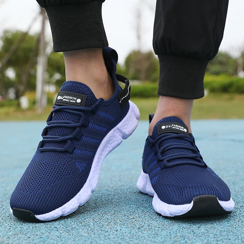 Men Mesh Breathable Casual Shoes Comfortable Fashionable Versatile Outdoor Exercise Shoes