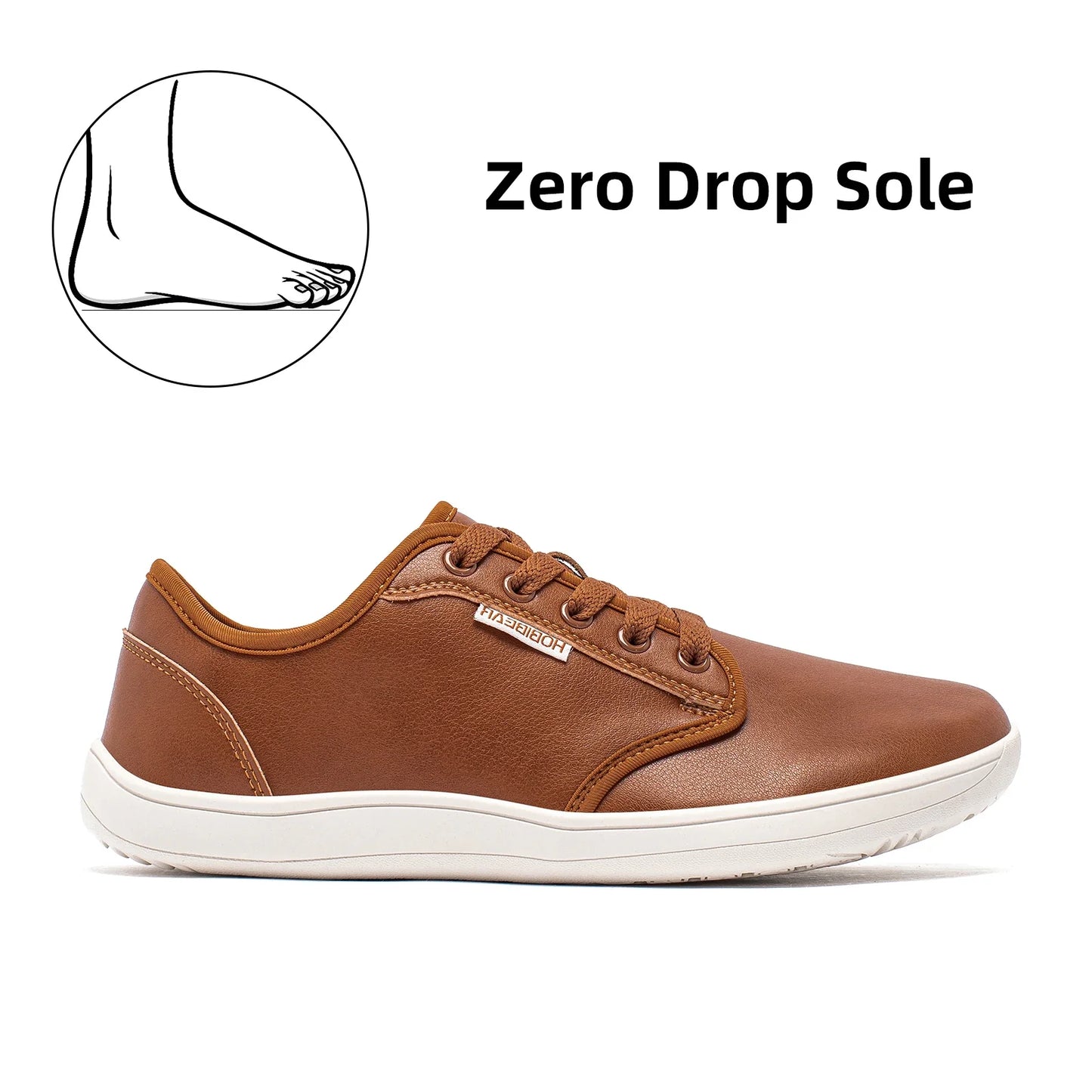 Unisex Wide Barefoot Shoes Women Men Zero Drop Minimalist Sneakers Artificial Leather Trail Walking Shoes