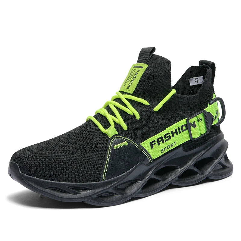Tênis Masculino de Malha Respirável Casual Sapatos Masculinos Unissex Leve Macio Sola Grossa Buraco Sapatos de Casal Tênis Atlético Sapatos Femininos