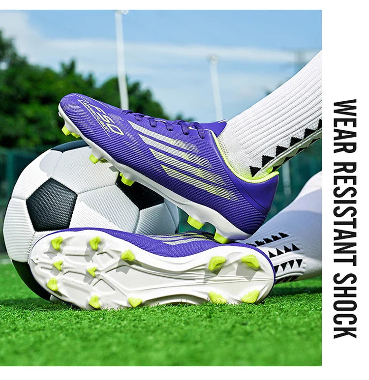 Soccer Cleats for Mens Professional Football Boots Turf Soccer Shoes Indoor/Outdoor Low-top Sneakers Zapatos De Fútbol