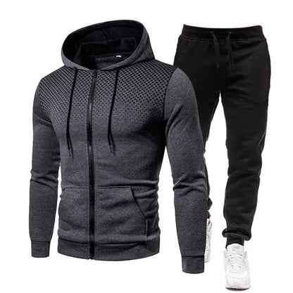 New autumn and winter trend sportswear men camouflage hoodie sweatpants 2 piece sportswear 3d ink jogging youth popular suit