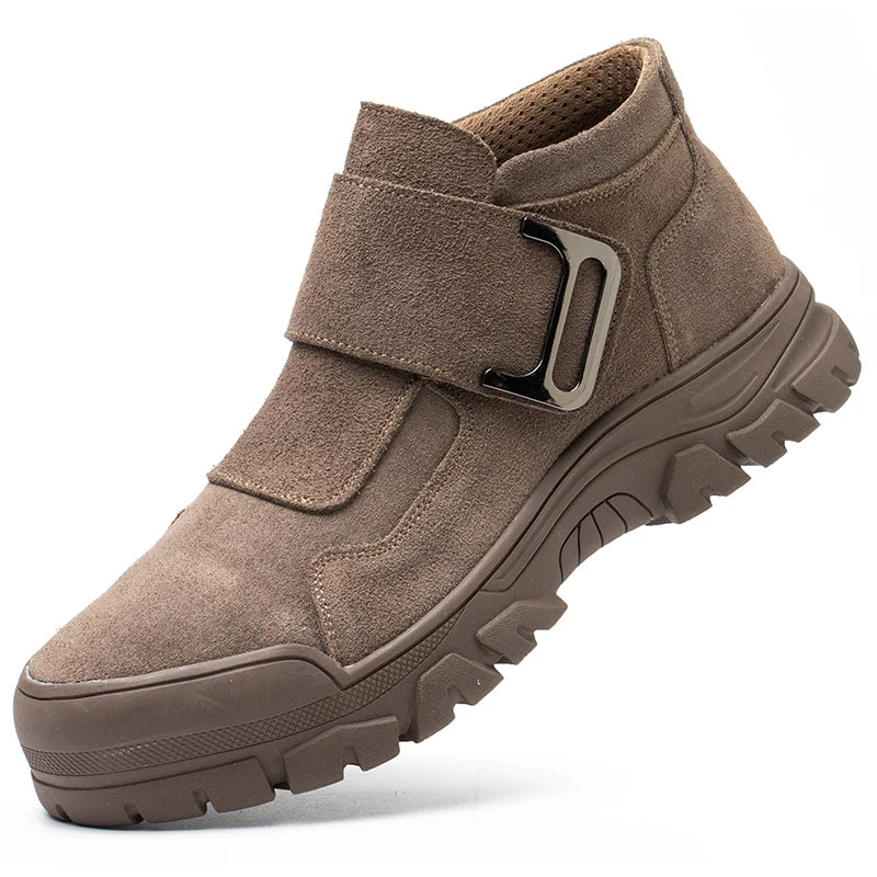 Men Work Safety Shoes Anti-Smashing Steel Toe Puncture Proof Boots Indestructible Work Shoes Construction Work Shoes For Man