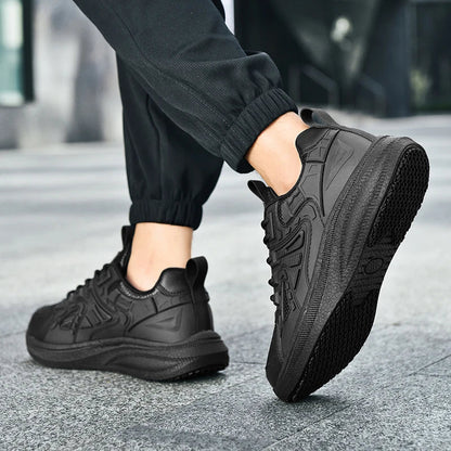 Shoes Four Seasons Breathable Light Non-slip Waterproof Oil-proof Kitchen work shoes Men's Outdoor Casual sports Shoe