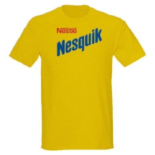 Nesquik Chocolate Milk T-shirt High-end Luxury Is for Both Men and Women Top Y2k Summer 2025 Hot Sale