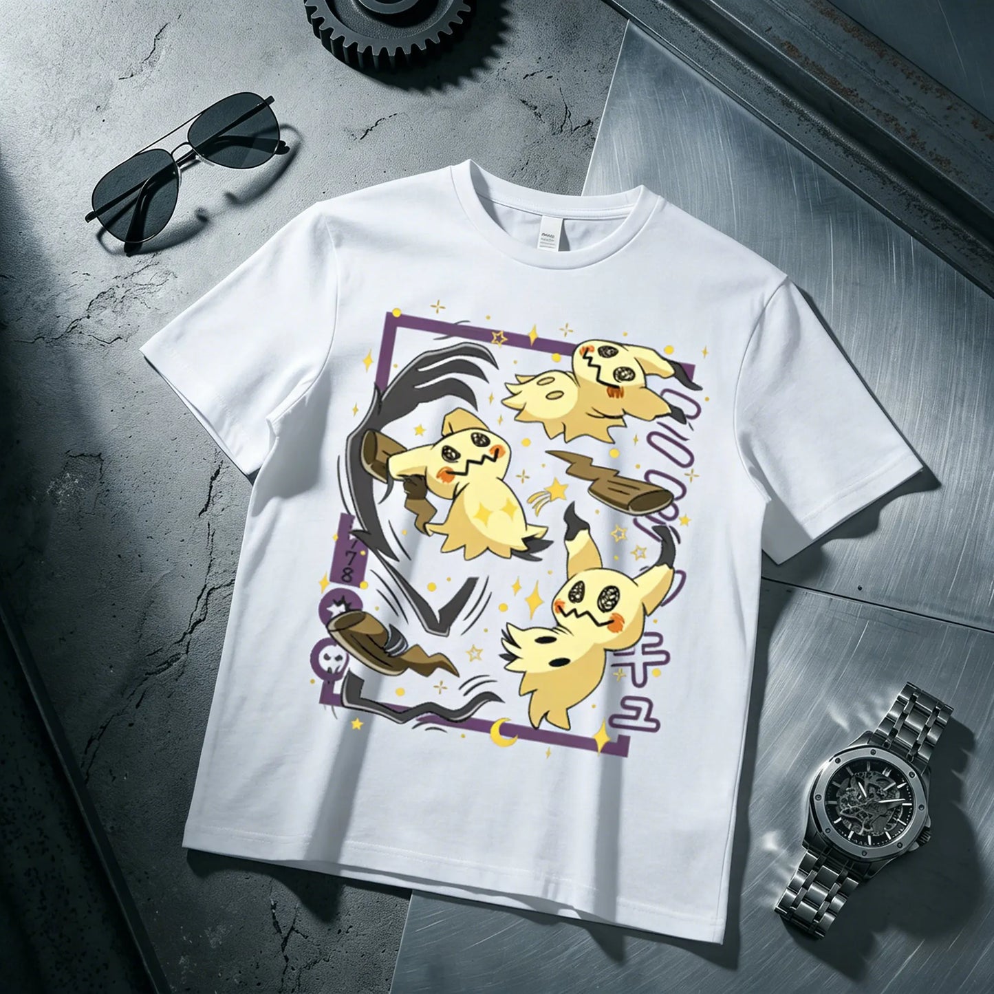 Y2k Oversized Graphic T-shirt Man Women Casual Short Sleeve Tee Top Parent-child Clothing Streetwear