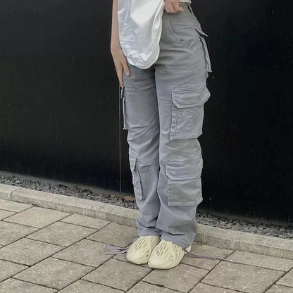 Low Waist Fashion Trendy Workwear Denim Casual Pants