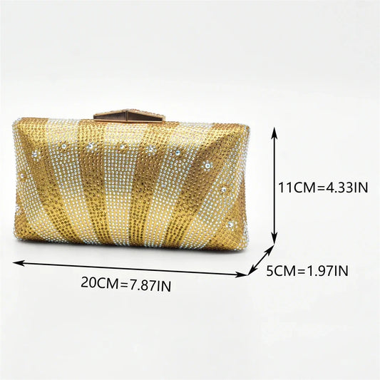 Shoe and Bag Set African Sets 2026 Fashion Gold Color Ladies Matching Shoe and Bag Set for Women Italian Ladies Shoe and Bag Set