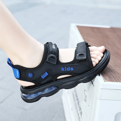 Summer Beach Sandals For Boys Outdoor Fashion Casual Shoes Anti-slippery Soft-soled Kid's Breathable Walking Sandials