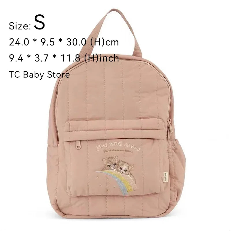Baby Backpack Parent-child Kids Schoolbag Kindergarten Bags Brand Traveling Cherry Children's Boys Girls Mom Storage