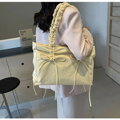 Solid Color Nylon Casual Shoulder Bags Large Capacity High Quality Versatile Crossbody Bags for Women 2025 Fashion Hot Sale