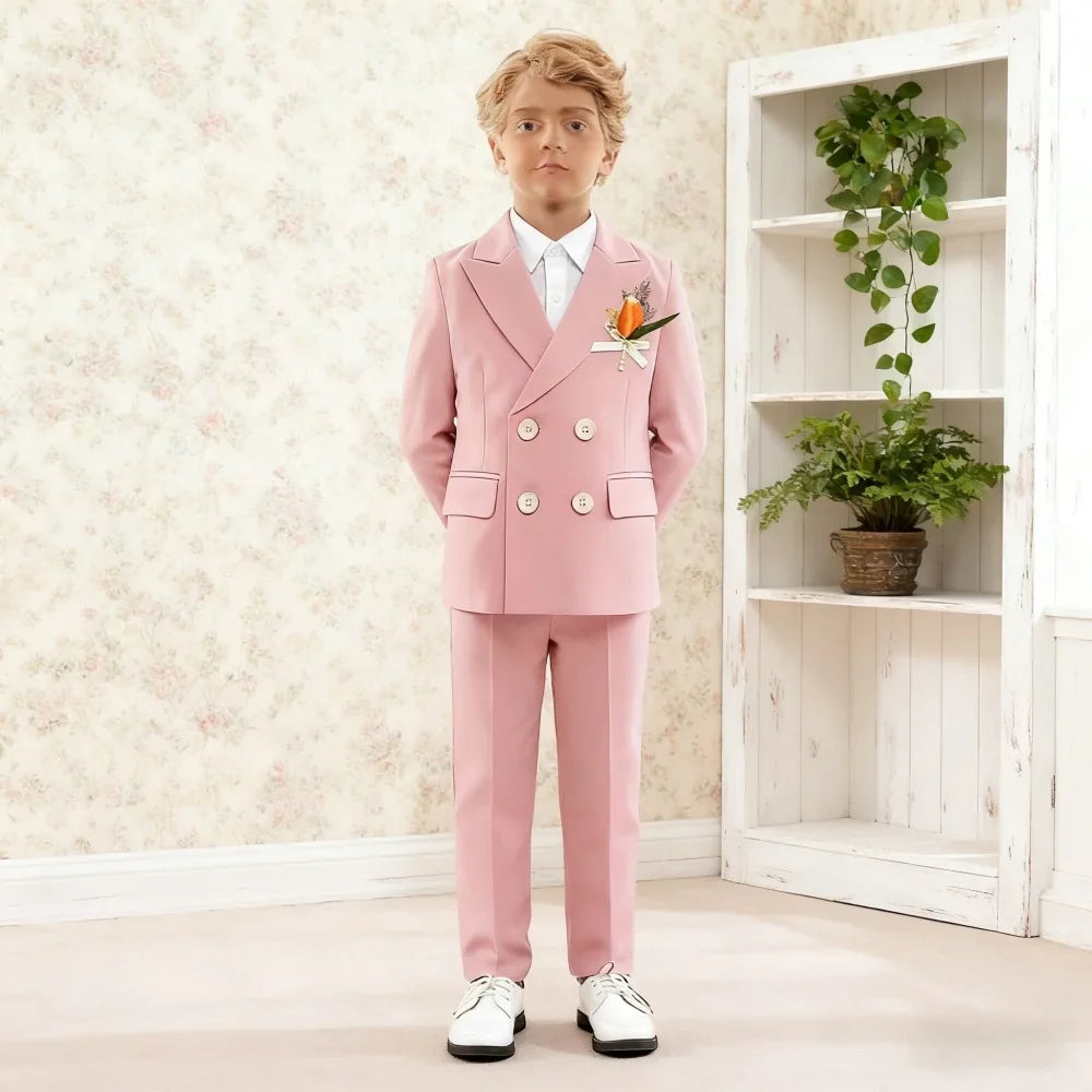 Elegant Kids Stage Performance Suit Formal Baby Birthday Suit 2026 Classic Ceremony Little Boys Photography Suit