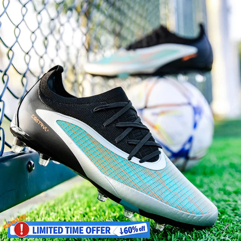 New 2026 Men Soccer Shoes Kids Cleats Grass Adult Professional Football Boots Ultralight Non-Slip Boys Training Soccer Boot