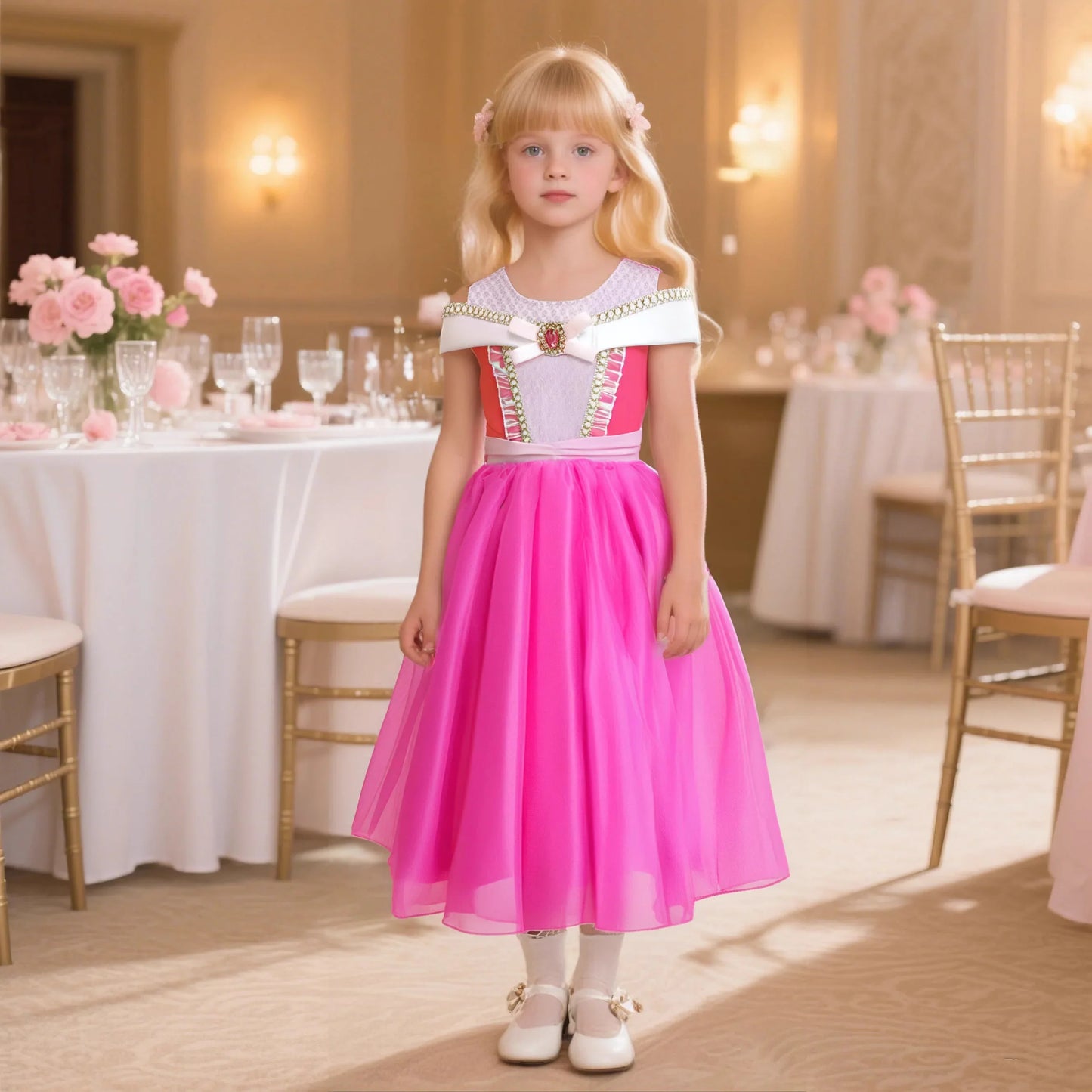 Cinderella Anna Elsa Costume Children Princess Dress for Girls Kids Cosplay Snow White Christmas Carnival Party Disguise Outfit