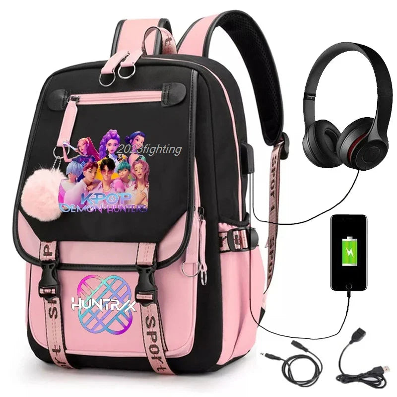 Backpack Cartoon Rucksack Girls School Bag High Capacity Women Backpack