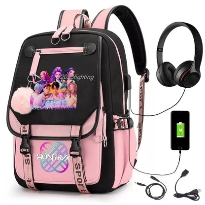 Backpack Cartoon Rucksack Girls School Bag High Capacity Women Backpack