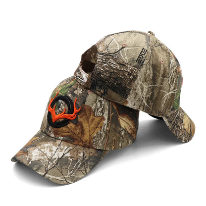Baseball Cap Fishing Caps Men Outdoor Hunting Camouflage Jungle Hat 3D Deer Embroidery
