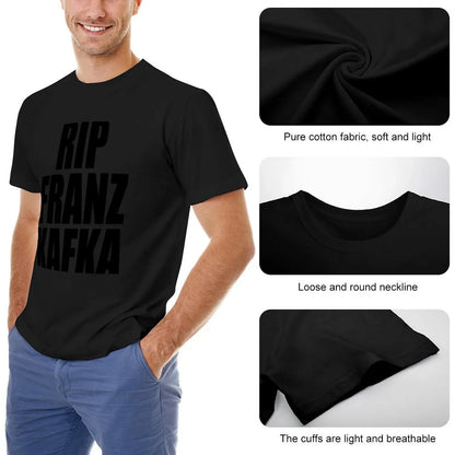 rip franz kafka T-Shirt custom t shirt cotton graphic tees oversized graphic tee mens designer clothes