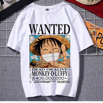 ONE T-shirt Luffy Sauron Tide Brand Peripheral Clothes Men's and Women's Summer Loose Short-sleeved Sports and Leisure Top PIECE