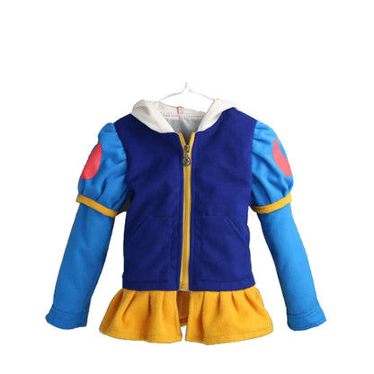 Jaquetas Infantis com Capuz Para Meninas Primavera Infantil Desenho Animado Branca de Neve Algodão Casacos Externos Roupas Casuais Infantis Roupa de Menina