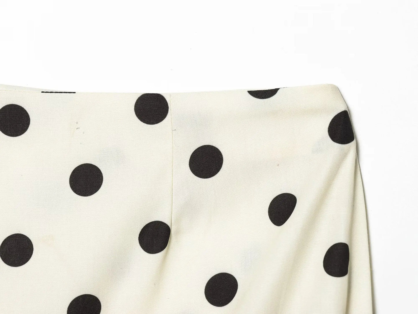 Elegant Summer Women Polka Dot Midi Skirt 2026 High Waist Irregular Hem Flowy Ruffle Skirt Beach Vacation Office Party Casual