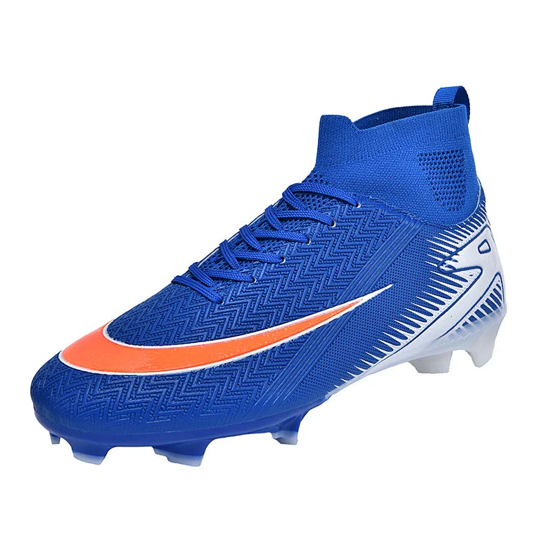 Men Football Boots Professional Soccer Cleats Non Slip Resistant Training Shoes Outdoor Match Sneakers Adult Teenagers Athlete