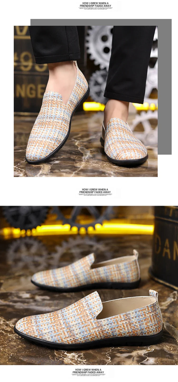Men Loafers 2025 Design Leather Shoes Comfortable Slip-on Shoes for Men Soft Driving Moccasins Summer Casual Shoes