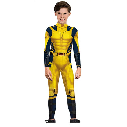 Superhero Cosplay Costume Girls Boys Carnival Party Bodysuit Halloween Jumpsuit Festival Show Zentai Catsuit Disguise Clothes