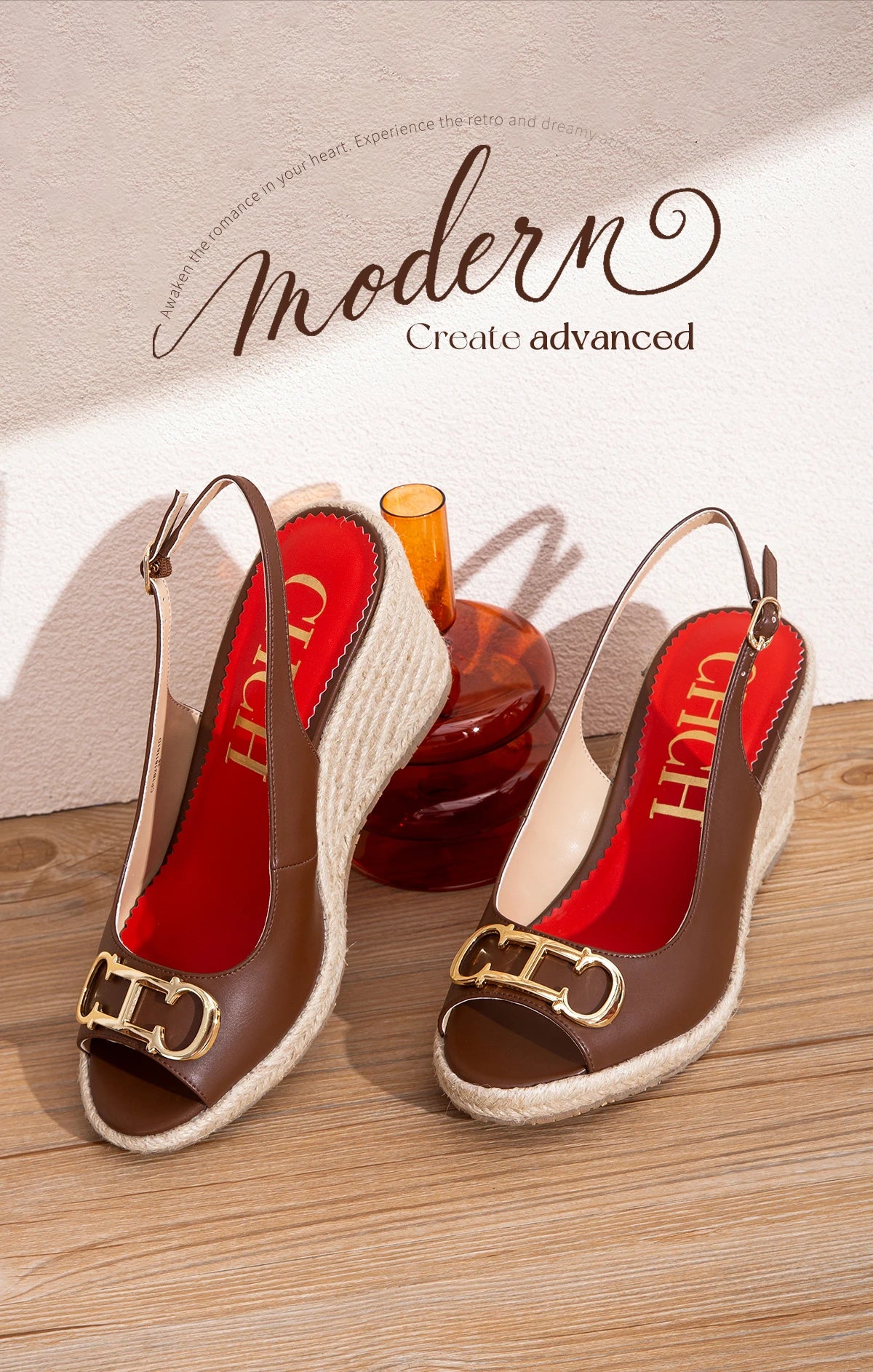 Women's Sandals Summer New Wedge Fish Mouth High Heel Open Toe Platform Summer Formal Shoes 8.5cm