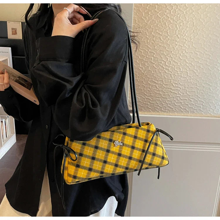 New Retro American Style Crossbody Bag Women's Handbag Fashionable Handheld Bag Casual Single Shoulder Bag Simple Style Handbag