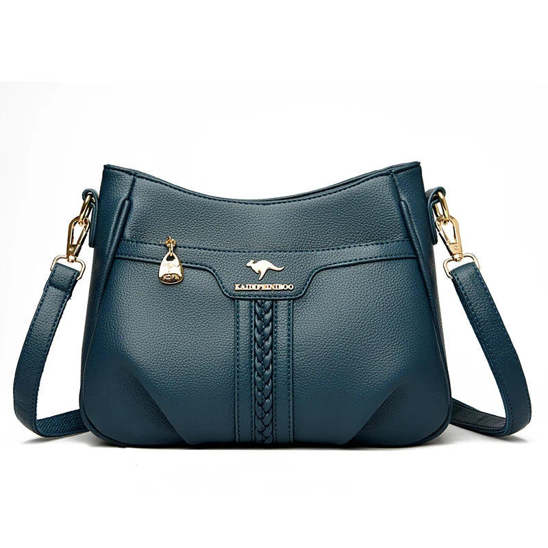 Genuine High Quality Soft Leather Women's Handbag Trend Designer Female Crossbody Bag Casual Shoulder Messenger Handbags 2024