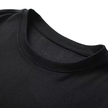 Classic Y2K Gothic Style T-shirt Print Oversized T Shirt High Street Shirts Gothic Round Neck Cotton Tops New Mens Women T Shirt