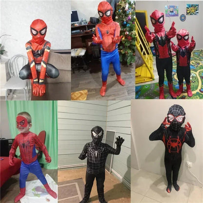 New Hulk Iron Man Children's Fantastic Costume Halloween Party Role Playing Spider Man Superman Children's Tight Clothing