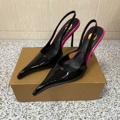 European American Women High Heeled Shoes Woman's Strange Heels Stiletto Summer Sandals Sexy Ladies Shallow Wedding Dance Pumps