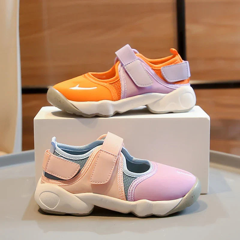 Children's Sneakers Spring Autumn New Girls School Sports Shoes Fashion Versatile Kids Causal Boys Basketball Shoes Soft Bottom