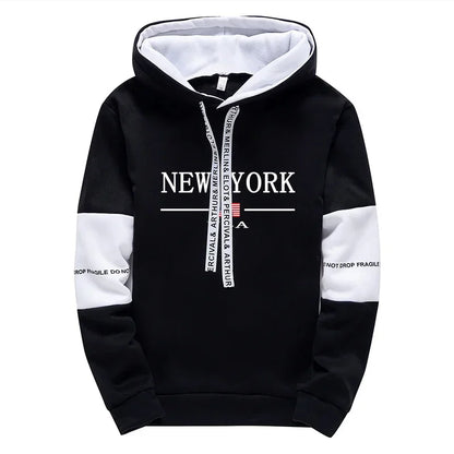 Quality Mens Tracksuit Casual Print Sweatshirts Sports Jogging Mens Clothing Autumn Winter Sportswear Single Piece Hoodie Pants