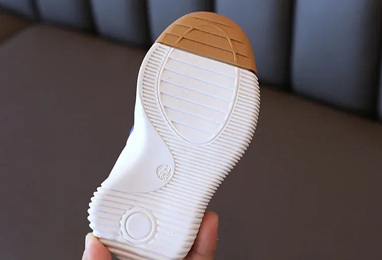 Children New Fashion Sports Shoes Toddler Breathable Mesh Sneaker Soft Sole Basketball Running Shoes Hook and Loop Comfort Shoes