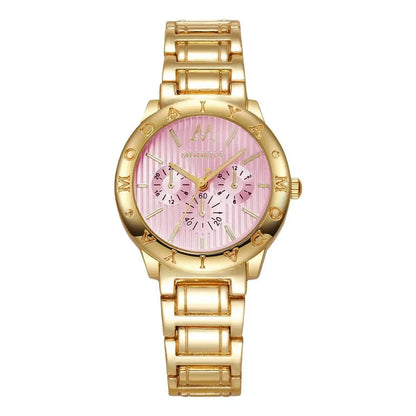 Luxury Stainless Steel Strap Women Watches Fashion Analog Quartz Wristwatches Reloj Mujer