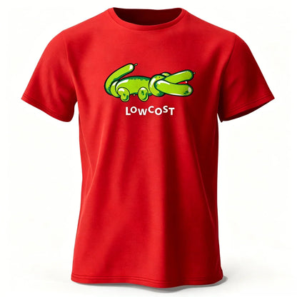 Men's Joke The Lowcost Printed T-Shirt Cotton Funny Graphic Tees Summer Tops Casual Streetwear Men's Clothing Women's T Shirt