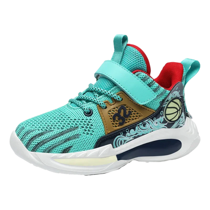 Brand Kids' Sports Shoes Non-slip Running Shoes Boys Basketball Sports Tennis Shoes Fashion Comfortable Teenager Casual Sneakers