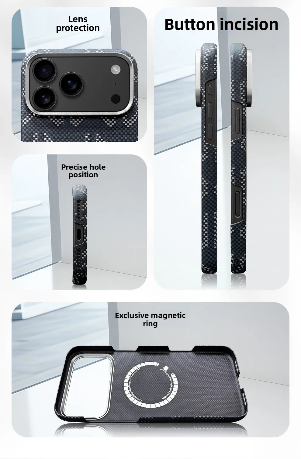 Case For IPhone 17 Air Pro Max Magnetic Charging Shockproof Protective Cover